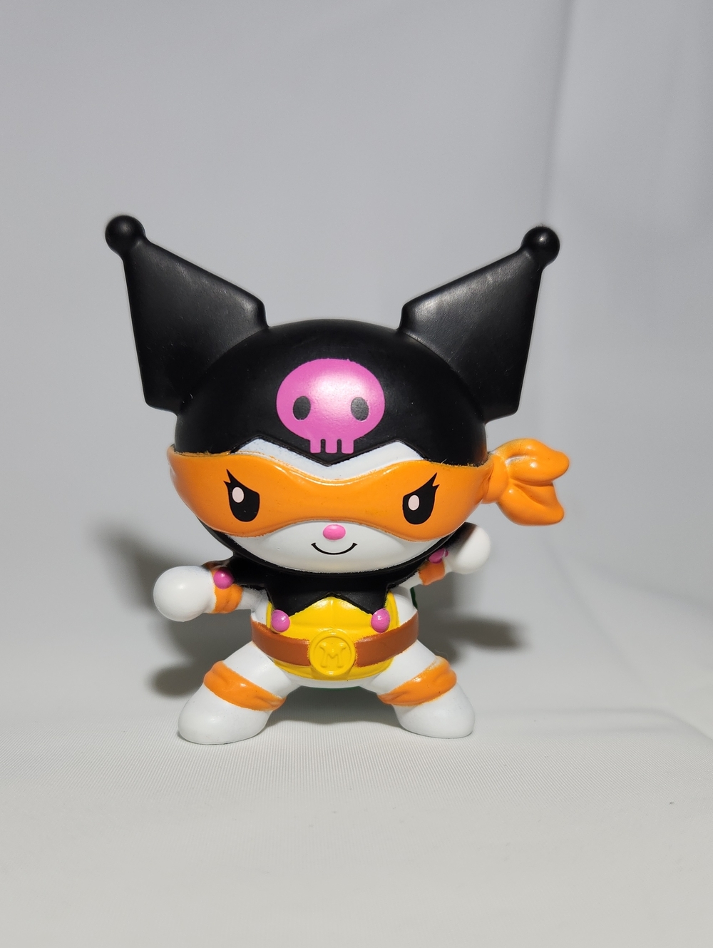 Kuromi x Michelangelo fig #7, 2025 McDonald's TMNT x Hello Kitty And Friends Toy